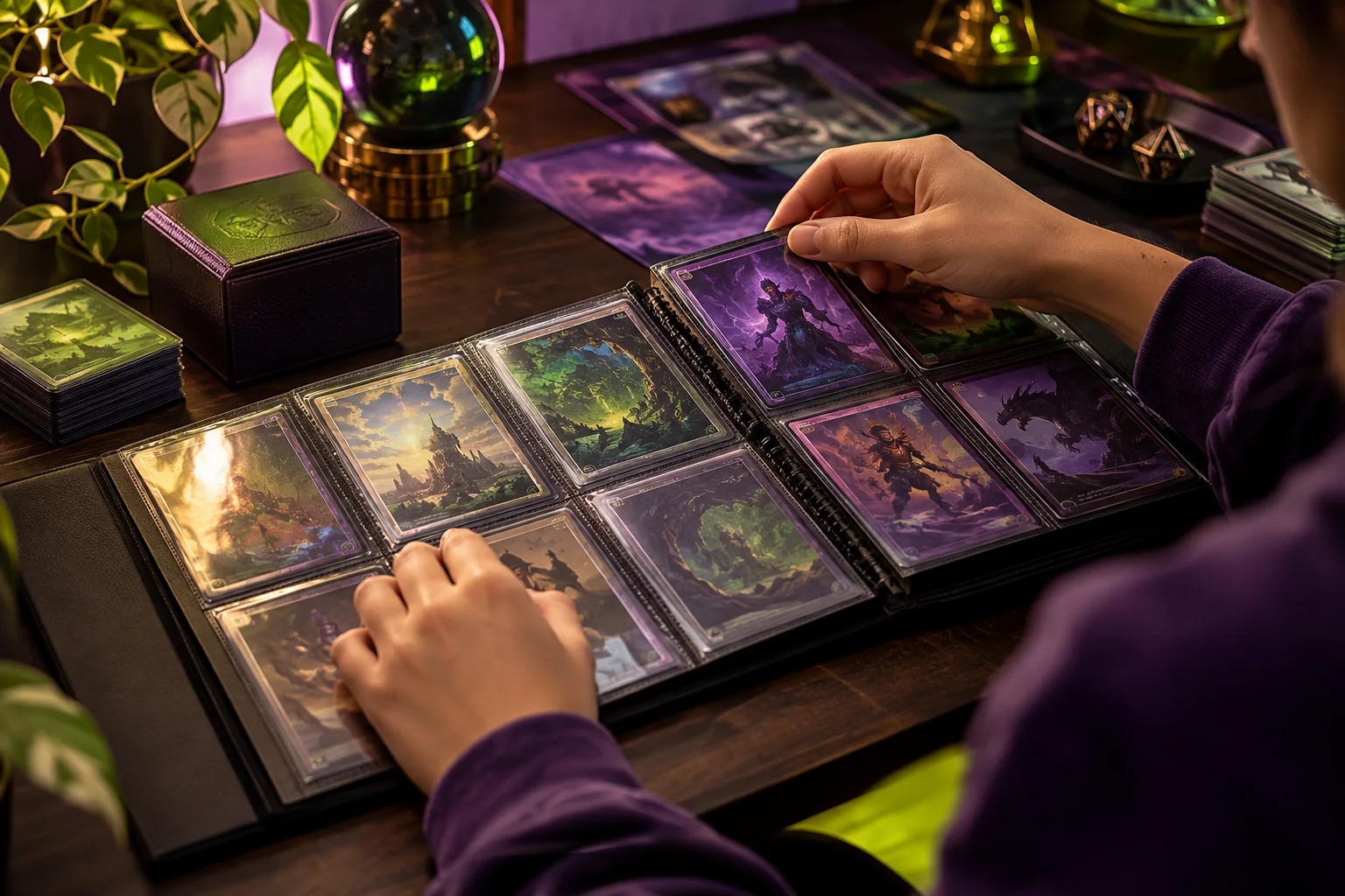 Organização de cartas em fichário Organização de cartas em fichário