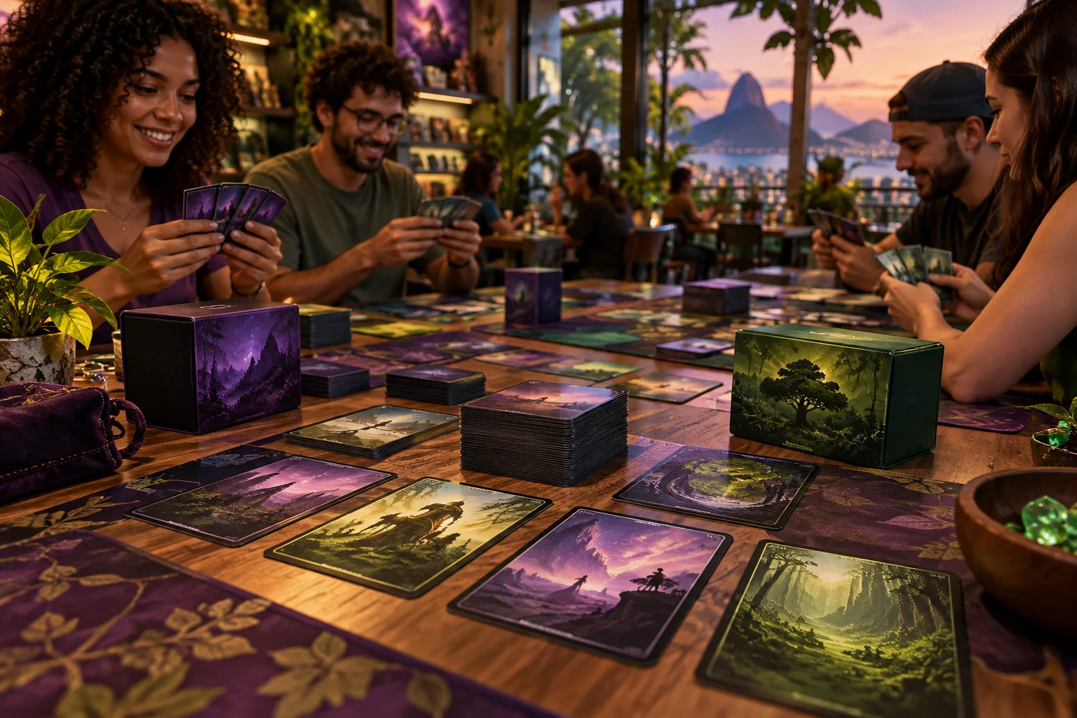 Cartas de fantasia com arte genérica Cartas de fantasia com arte genérica