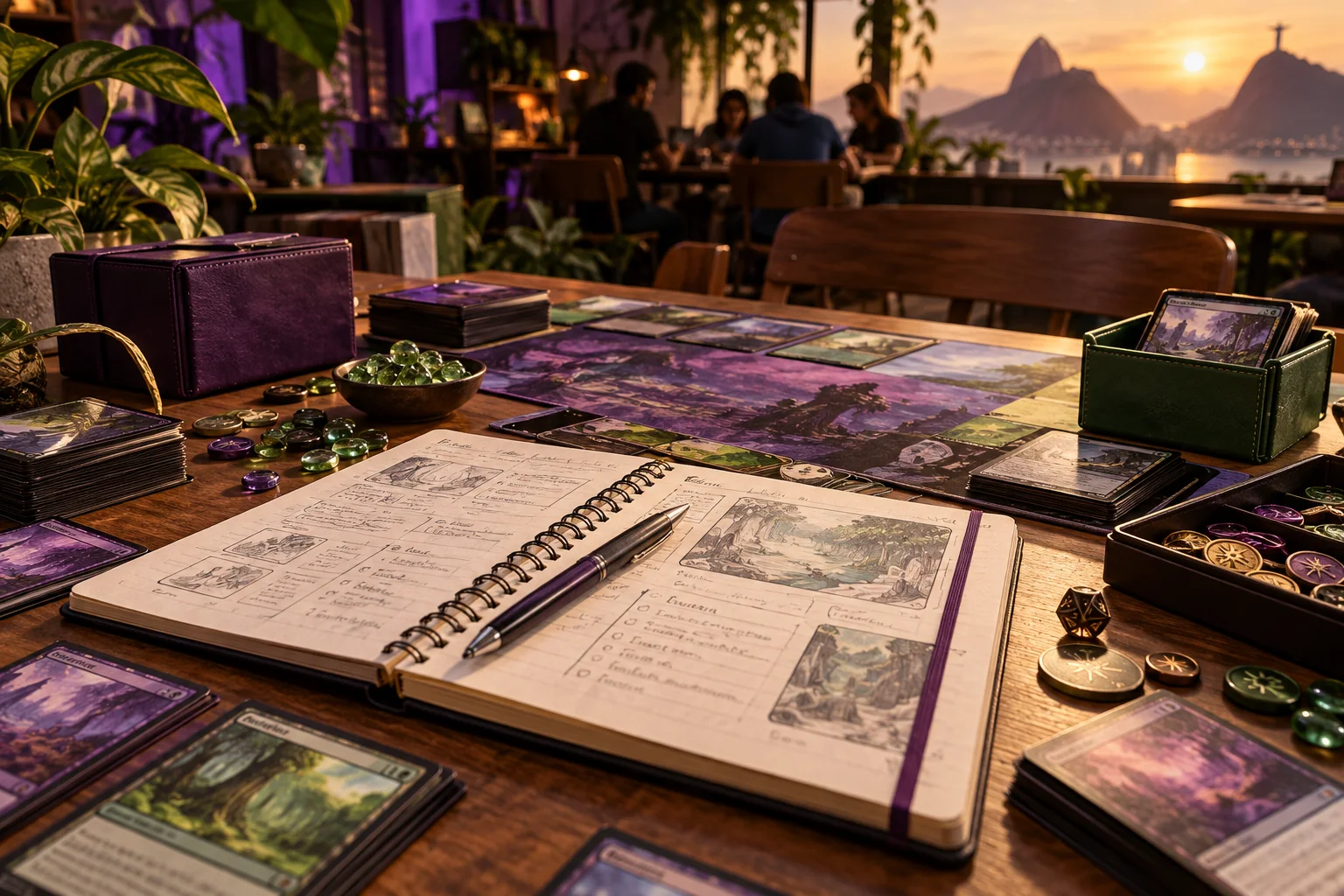 Anotações de deck e marcadores